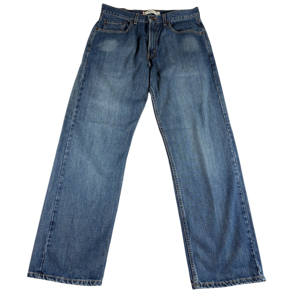 Vintage Levi's 569 Loose Straight Jeans Mens 33x32 Blue Denim Rugged Workwear